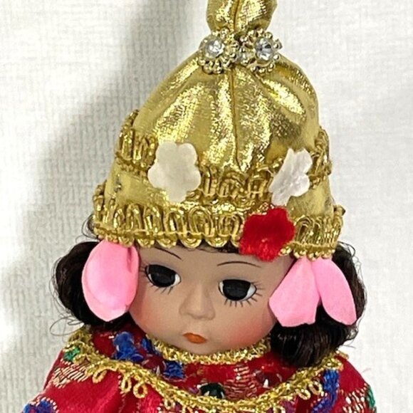 Madame Alexander restrung 8" Thailand doll with stand. - Picture 2 of 6